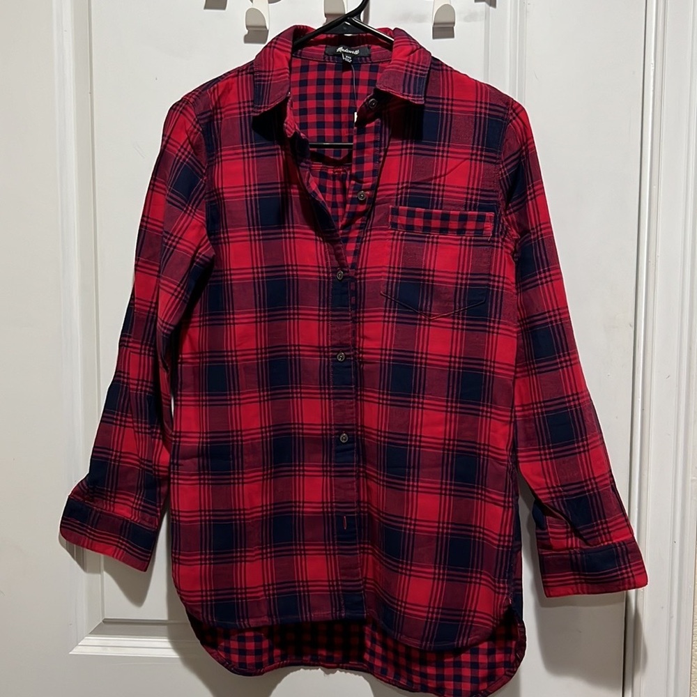 Madewell flannel button down